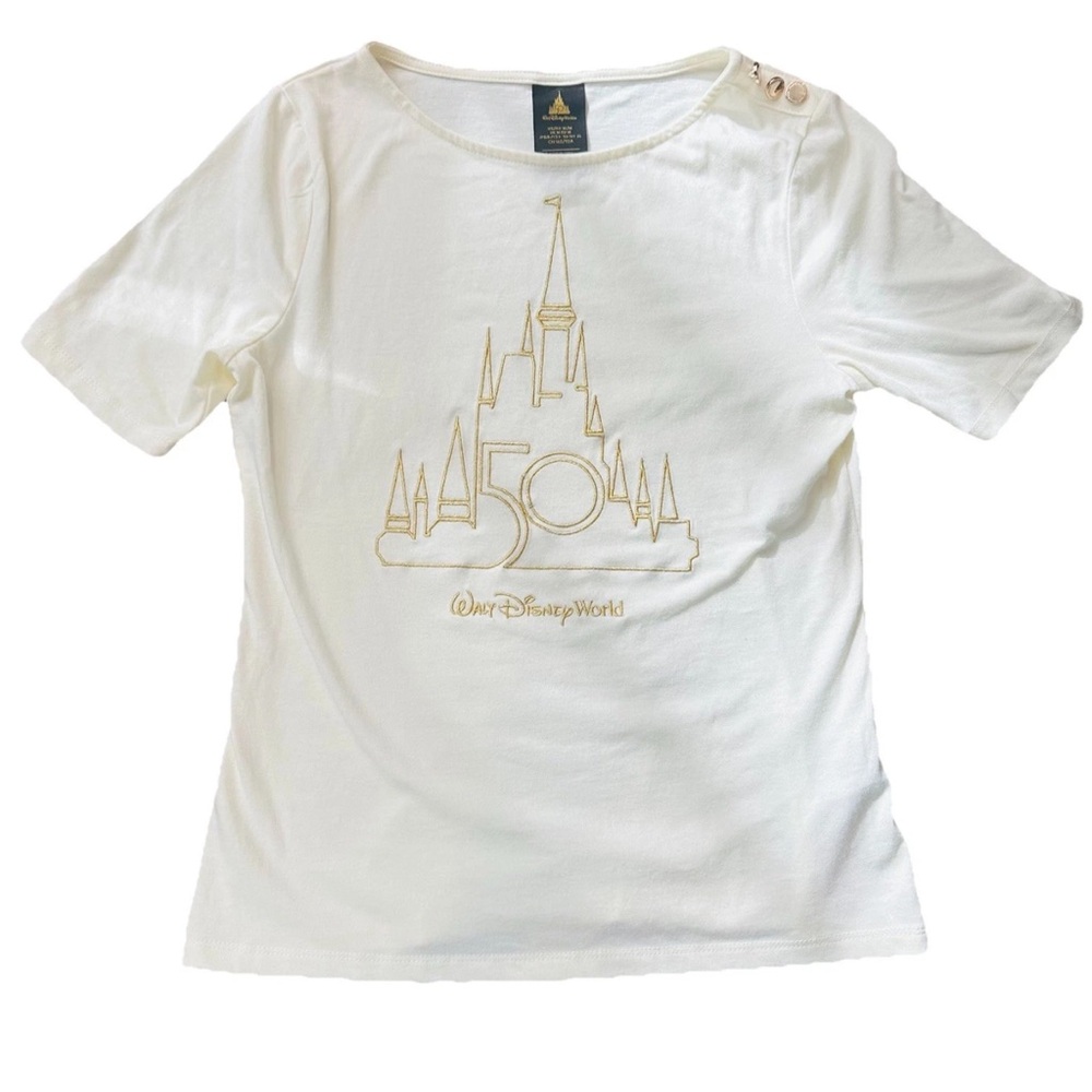 Disney World 50th anniversary women’s White T-Shirt
